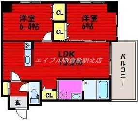 COCO川西町の物件間取画像